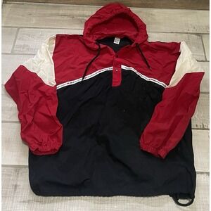 Vtg 90s Marlboro Team Penske Windbreaker Jacket Mens XL Red Black Racing 🔥 Rare